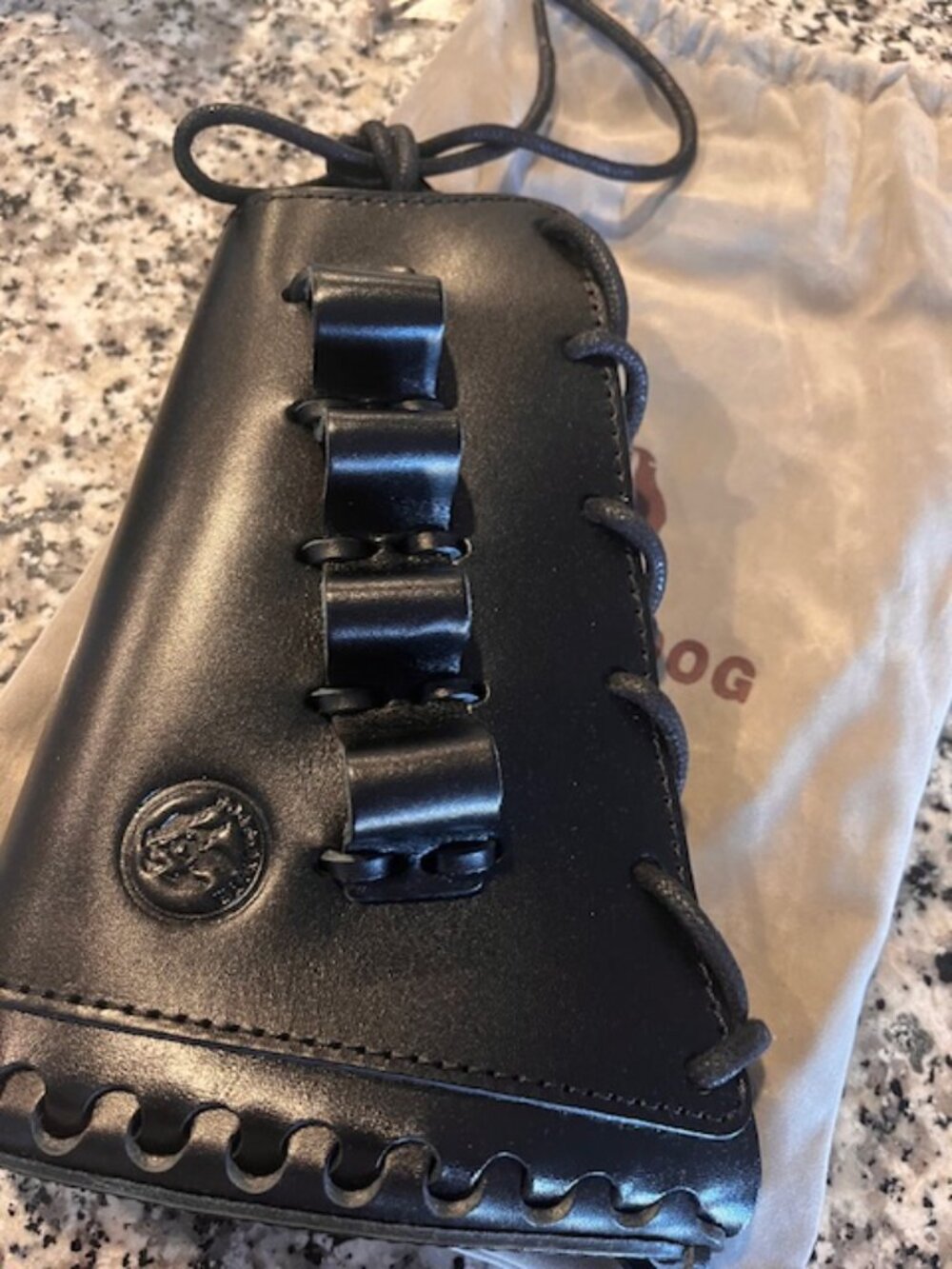 WAYNES BOG LEATHER RIFLE BUTT COVER